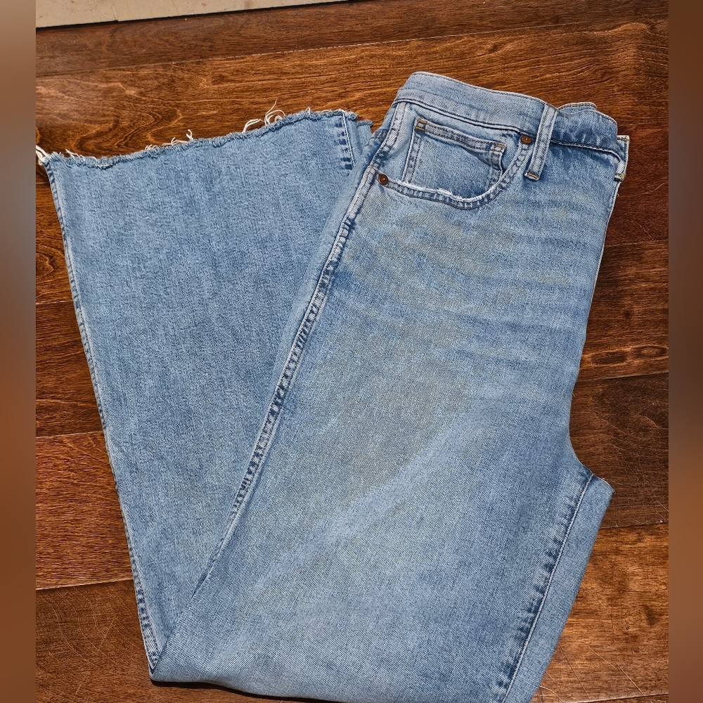 Madewell Light Blue Flare & Wide Leg Jeans